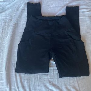 Callie Lives NWT woman’s black cotton leggings size xs